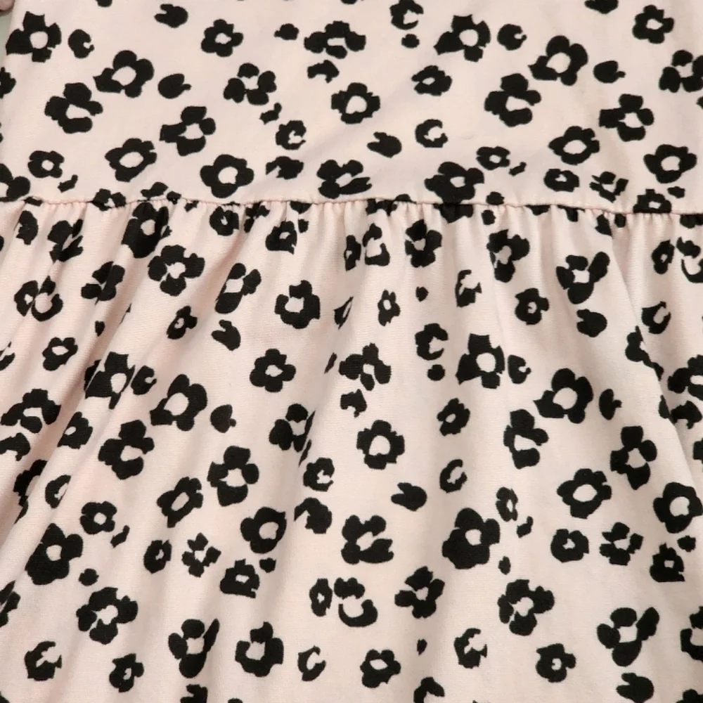 Free Style Girls Pink Leopard Print Dress, size 10